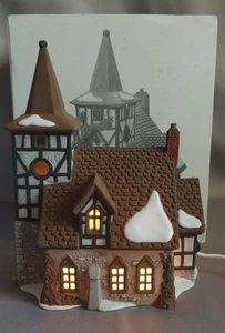 Vintage Dept 56 Dickens Heritage Village Old Michael Church 1992 Retired #55620 - Bild 1 von 14