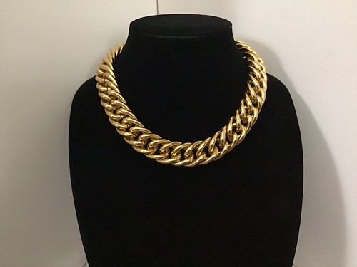 VETEMENTS Collana Curb Link Go Grossa Stile Italiano Unisex Qualità Hip Hop Mob Moglie