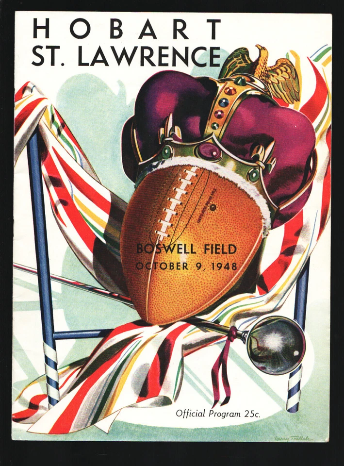Hobart vs St. Lawrence College Football Program 10/9/1918-Boswell Field-Roste... - Image 1 of 1