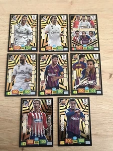 Balon De Oro Adrenalyn Panini 2018-19 Set Complete 8 Card Messi Benzema Modric - Picture 1 of 2