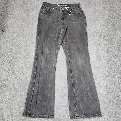Vintage Rockies Jeans Womens 8 Long Black Denim Low Rise Bootcut Western Relaxed - Image 1 of 4