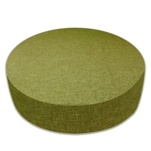 Tailor Made*COVER*Linen Blend Round Shape Sofa seat Papasan Floor Pillow Case*Nk - Picture 1 of 30