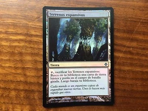 FOIL Evolving Wilds SPANISH Rise of the Eldrazi MTG Magic Card Commander - Picture 1 of 4