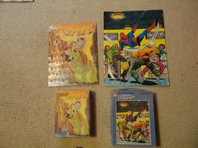 1980's Kid's Puzzles Pitfall and Spiderman 100pc. - Image 1 of 3