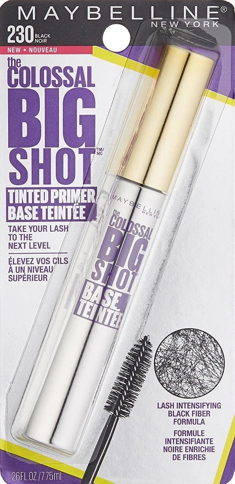 1 Maybelline The Colossal Big Shot Tinted Mascara Primer 230 Black Noir