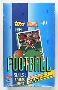 1994 Topps Football Serie 2 NEU ungeöffnete Box - 36 fabrikversiegelte Packungen - Bild 1 von 6