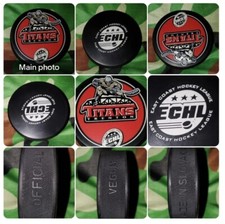 TRENTON TITANS ECHL OFFICIAL HOCKEY PUCK VEGUM MFG. MADE IN SLOVAKIA 🇸🇰 