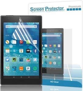 Amazon Kindle Fire HD7,HD8,HD10 (2021) Soft TPU Premium Clarity Screen Protector - Picture 1 of 18