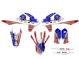 2017-2019 XC-W MERICA Usa Senge Graphics Kit Compatible with KTM - Foto 1 di 10