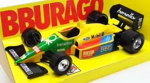 Burago 1/24 Scale Model Car B27C - F1 Benetton Ford - #20 - Foto 1 di 3
