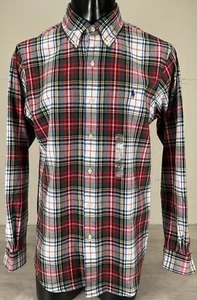 Polo Ralph Lauren Classic Fit Performance Flannel Shirt Sz M Plaid $110 - Picture 1 of 9