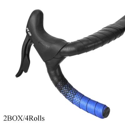 4rolls Bicycle Handlebar Tape 3mm Road Bike Handlebar Tape Soft Touch Cycling  - Image 1 of 4