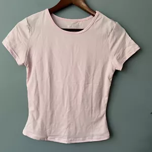 SHEIN NEW IN BAG Pink Round Neck Short Sleeve T-Shirt. Size Small - Picture 1 of 7
