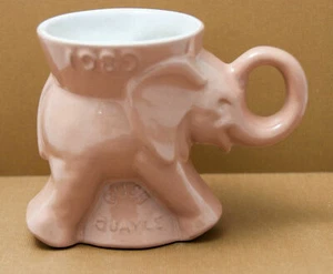 1989 Frankoma Republikanische GOP Elefant Politische Tasse. Einweihungsbusch - Kai - Bild 1 von 7