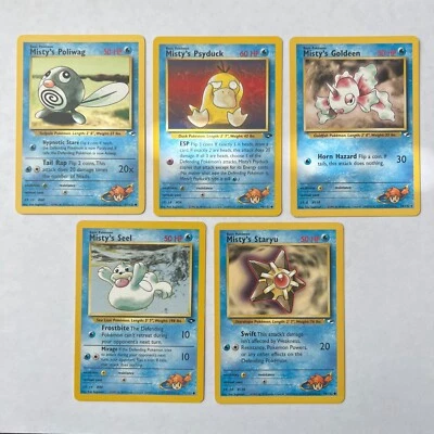 Pokemon 1999-2000 Wizards Misty's Gym Challenge Set of 5 Cards - Image 1 of 4