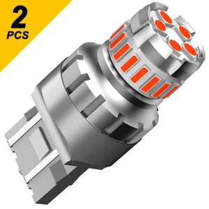 AUXITO 2X 23SMD RED VISION LED STOP BRAKE TAIL T20 LIGHT W21/5W 7443 Brightness - Picture 1 of 11