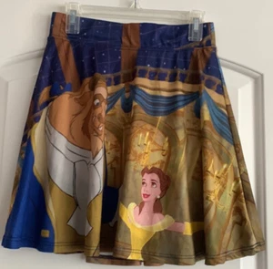 Disney Belle Beauty and the Beast Junior Mini Skirt  Small - Picture 1 of 3
