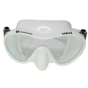 Guardian USVI Pro Scuba & Snorkel Frameless Silicone White Dive Mask Adult Size - Picture 1 of 3