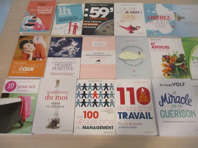 LOT 30 LIVRES  éditions MARABOUT développement personnel, bien-être, santé ... - Photo 1/2