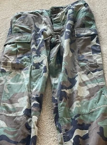 Camo pants Mens In sim 29-32 Waist 35-39 Cargo Military Army Pants Very NiceCon - Picture 1 of 6