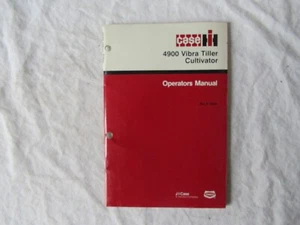 1992 Case CASEIH 4900 vibra tiller cultivator operators manual - Picture 1 of 9