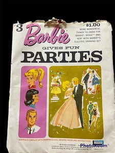 1964 barbie gives fun parties drawing guides - Picture 1 of 3