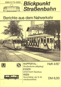 20112/ Punto de vista tranvía - Informes de transporte local - Cuaderno 4/1987 - Imagen 1 de 1