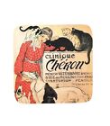 Clinique Cheron Vintage French Art Cats Théophile-Alexandre Drink Coaster