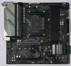 ASRock B550AM Gaming Micro ATX scheda madre socket AMD AM4 DDR4 HDMI WIFI - Foto 1 di 3
