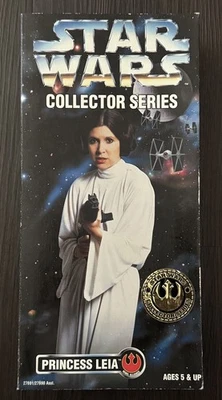 Figura de acción muñeca Princesa Leia Star Wars 12" Kenner 1996 vintage sellada Foto 1 de 4