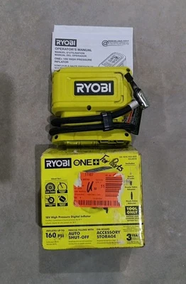 RYOBI 18V Cordless High Pressure Digital Inflator Air Compressor Tire Pump *READ - Image 1 of 4