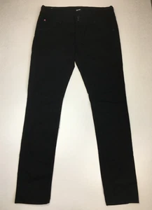 HUDSON Black COLLIN Flap 5 Pocket Logo Hardware Skinny Jeans Womens sz 29 - Picture 1 of 10