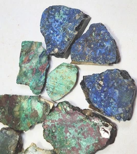 Copper Minerals - Native Copper- Cuprite - Azurite - Chrysocolla - Malachite - Picture 1 of 10