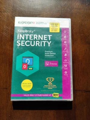 Kaspers Internet Security Premium Protection 3 Devices Sealed Windows MAC iOS - Image 1 of 2