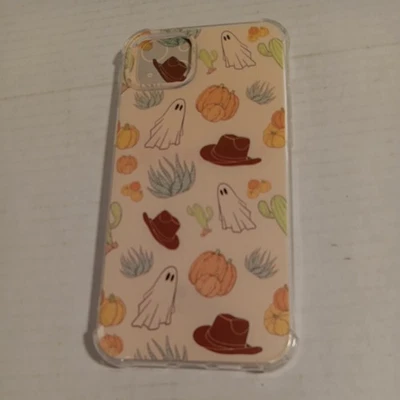 Phone Case for iPhone 12 Pro 6.1" Halloween Cats Pumpkins Bats Skulls Witches - Image 1 of 4