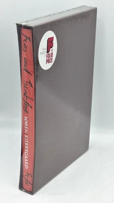 Fear and Trembling - Søren Kierkegaard - Folio Society - 2014 ed. - New & Sealed - Image 1 of 4