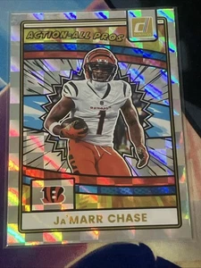 2025 Panini Donruss Action All Pro Ja'marr Chase Cincinnati Bengals AAP-JCH  - Foto 1 di 2
