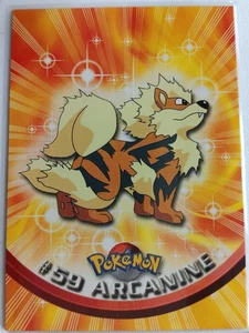 Pokemon - Arcanine #59 Topps TV Animation Black Logo Non-Holo 2nd Print NM - Picture 1 of 2