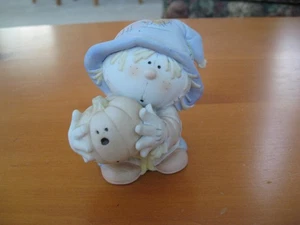 Bumpkins Halloween Scarecrow Pumpkin Figurine By Fabrizio - Picture 1 of 5