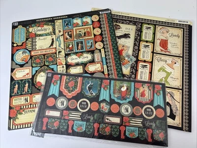 RARO Retirado 2013 Gráfico 45 *Cosuture* 12X12 Álbum de Recortes Cartulina Pegatinas Banner Foto 1 de 4