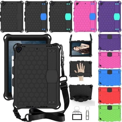 For iPad 5/6/7/8/9/10th A16 Mini 4 Air Pro 11 Shockproof Handle Stand Case Cover - Image 1 of 4