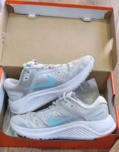 Size 6 Womens Nike Air Zoom Structure 23 Summit White Running Shoes Trainers - Picture 1 of 9