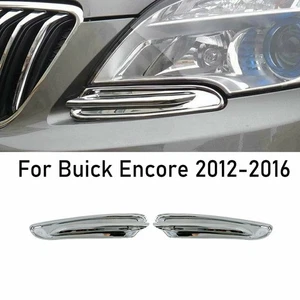 Chrome For 2012-2016 Buick Encore Front Light Trim Cover Head Lamp Bezel Molding - Bild 1 von 8