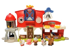 Fisher Price Little People Caring for Animals Farm Set with Farm Animals - Picture 1 of 4