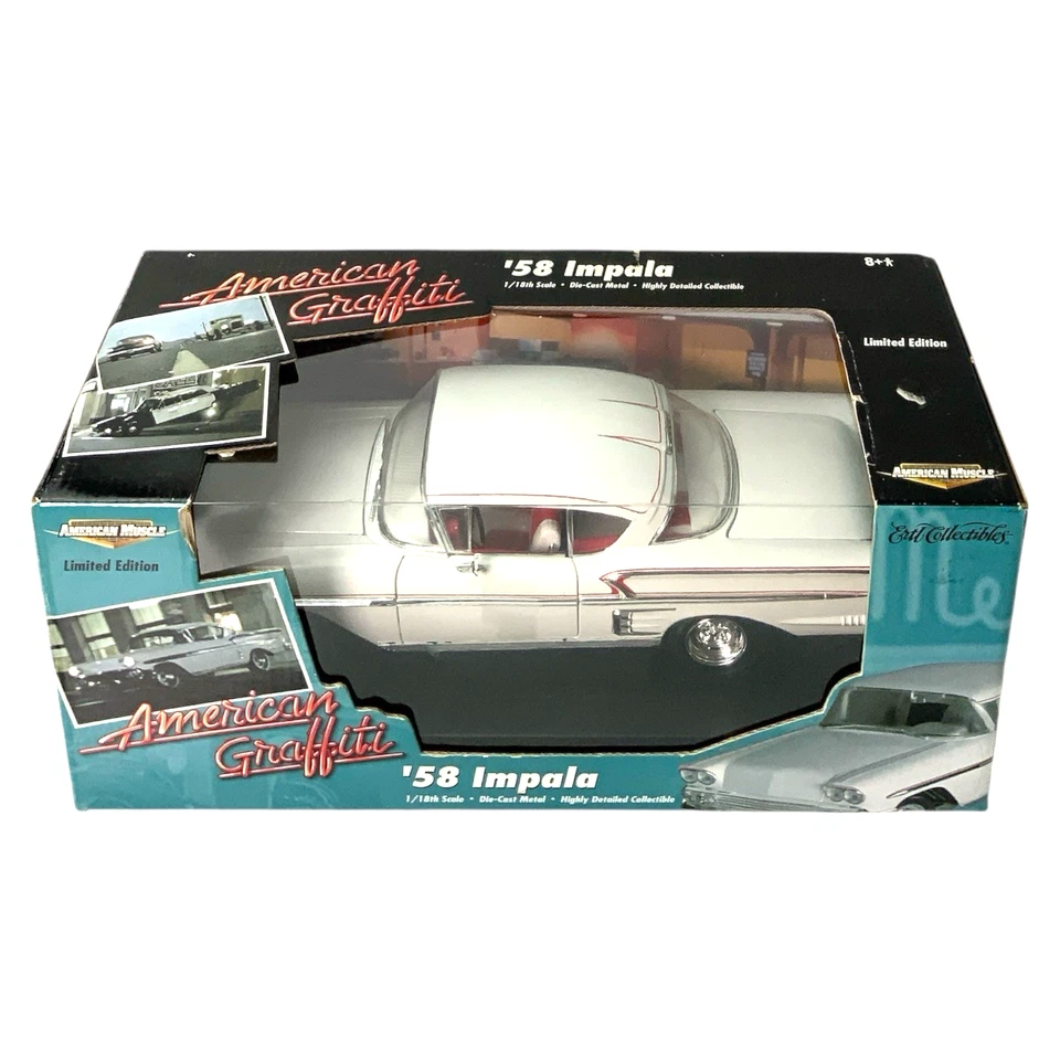 Ertl 1:18 1958 Chevrolet Impala American Graffiti Diecast Vehicle - 32079