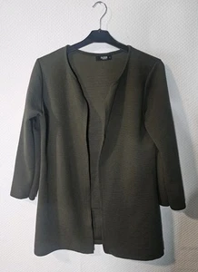 💚 Strickjacke Jacke Blazer Damen Collosseum Kaki Grün Gr. L 💚 - Bild 1 von 8