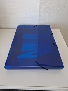 A4 Dokumentenmappe Ordnungsmappe Dokumententasche Fächermappe Blau - Bild 1 von 5
