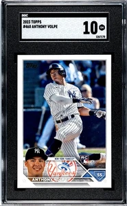 2023 Topps Serie 2 Anthony Volpe #460 SGC 10 RC YANKEES - Imagen 1 de 2