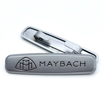 2x Für Mercedes Benz MAYBACH Car Schriftzug Zubehör Emblem Badges Sitz Ornamente - Bild 1 von 4