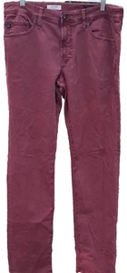 AG Adriano Goldschmied The Graduate Tailored Leg Size 32x34 Italian Crushed Red - Picture 1 of 14